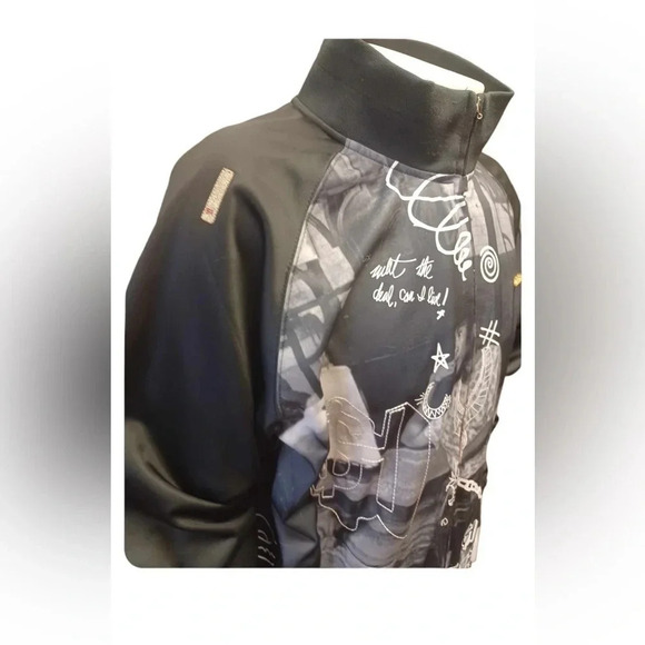 Stash House  Vintage Black Grey Zip Ip Jacket Size XL - Picture 4 of 14